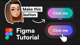 Design a gradient button in Figma using auto layout