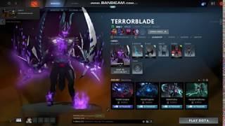 Arcana terrorblade Purple gem mix set Eternal Purgatory