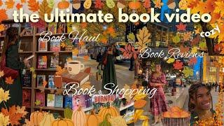 the ultimate *cozy* book video 🫶 book shopping + haul in chicago, reading cozy books, book review