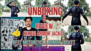 NIKAVI RIDING JACKET UNBOXING & REVIEW||Best motorcycle Armor Under Budget