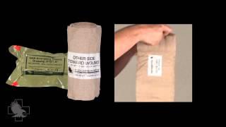 Emergency Trauma Dressing Application