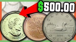 RARE CANADIAN COINS WORTH MONEY - VALUABLE CANADIAN COINS IN POCKET CHANGE!!