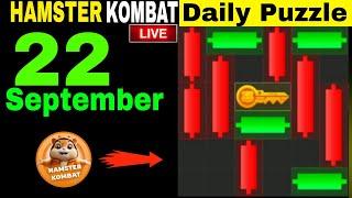 22 September Daily Diamond Puzzle Solve In Hamster Kombat | Hamster Kombat Daily Minigame & Puzzle