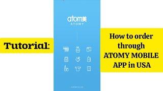 How to order using Atomy Mobile App. Atomy Shopping Mall. Free life-time membership