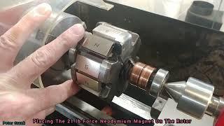 PT. 4 Free Energy Neodymium Magnet Motor Generator Build Magnet Placement 3/25/2022