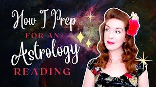 How I Prepare for a Birth Chart Reading