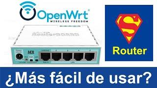 Instalar OpenWrt en Mikrotik rb750Gr3 ¿Más fácil de usar?