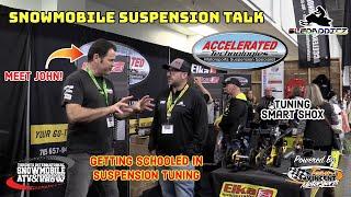 Snowmobile Suspension Schooling with John from Accelerated Technologies | Smart Shocks Tuning!