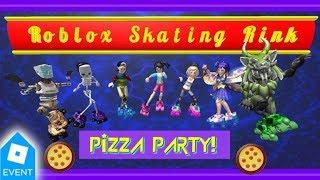 Finding 6 Of Pizza : Roblox Skating Rink (PIZZA PARTY EVENT)