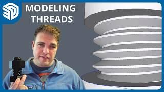 3D Modeling Real-World Threads in SketchUp (3/4-10 UNC)