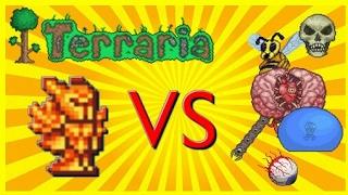 Terraria - Solar Flare Armor VS Pre-Hardmode Bosses