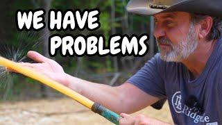 TROUBLE On The Ridge | Well Flushing & Erosion Control | OFF GRID Barndominium Build