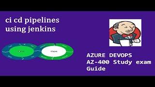 ci/cd pipelines using jenkin [az-400 ] |Continuous Integration process |Az-400 exam Study Guide |