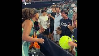 Naomi Osaka Hugging A Crying Fan 