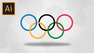 How To Draw The Olympic Games Logo In Adobe Illustrator