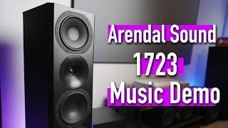 Arendal Sound 1723 Speakers Music Demo | No sub necessary