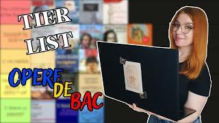 TIER LIST - Opere de Bac