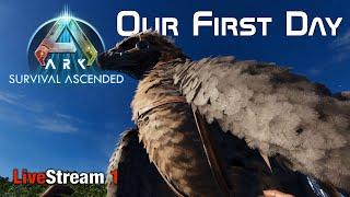 Ark Survival Ascended | A Brand NEW START! | FIRST LOOK!