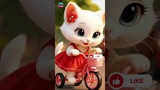 Cute Kitten's First Time Doing Makeup!  #cat #kitten #catlover #catstory
