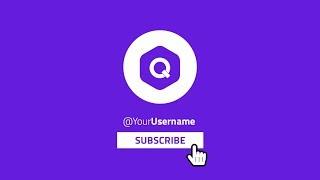 YouTube Channel Opener in After Effects - After Effects Tutorial - Easy Method - FREE Template
