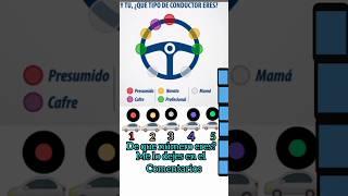 ¿¿de que tipo de conductor eres??️