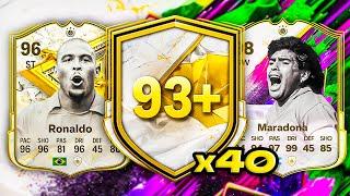 40x 93+ ENCORE ICON PLAYER PICKS!  FC 25 Ultimate Team