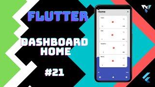 @Google #Flutter Tutorial for Beginners #21: Fun with Dashboard Home in Flutter