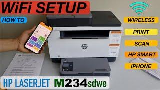 HP LaserJet M234sdw WiFi Setup, Connect To Wireless Network For Wireless Printing & Scanning.