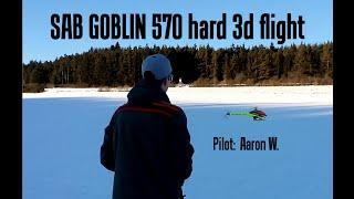 SAB Goblin 570 3D Snowflight | 6S Lipo | Aaron Wolf