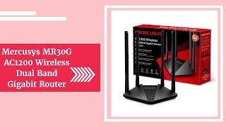 Mercusys MR30G AC1200 Wireless Dual Band Gigabit Router.