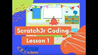 ScratchJr Coding Lesson 1 | How to Make Character Move | Free Programming Lesson1