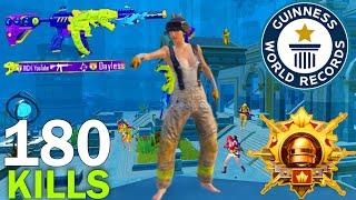 180 KILLS! MY BEST ERANGEL GAMEPLAY with/ p90+AWM  Pubg mobile