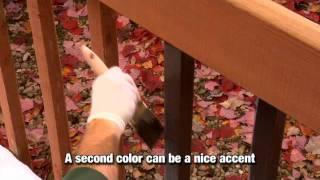 How to Apply a Solid Color Wood Stain