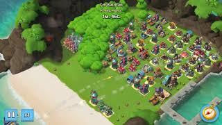 Boom beach. Баг со щитом. Атака торами с буллитом.