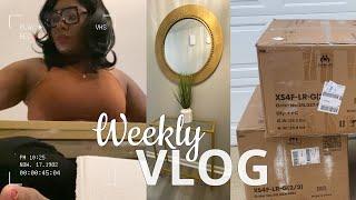 VLOG | Unpacking My Purse Room, Hallway Decor, FitVille 2E Sneakers + My New Sofa Arrived!