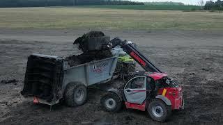 Oporowy Wywóz Obornika 2x CLAAS/JOHN DEERE /MANITOU