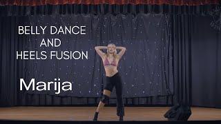 Belly Dance x Heels Fusion | Buttons + Drum Solo + Hips Don't Lie | Marija at HAUS of WINTER