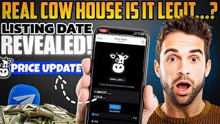 Real Cow House Airdrop: Legit Opportunity or Scam?  Find Out the Listing Date & Price Now!