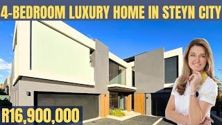 R16,900,000 Ultra-Luxury Riverfront Villa | Modern African Masterpiece | Steyn City Real Estate