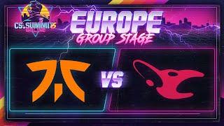 Fnatic vs mousesports (Nuke) - cs_summit 6 Online: EU Group Stage - Game 2