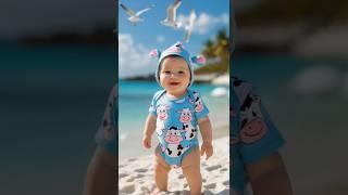 ADORABLE CUTE BABY COW AND SHEEP COSTUME #cute #baby #cutebaby #adorablebaby #cow #sheep #goat