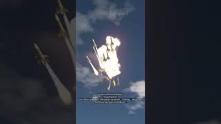 Iron Dome Launch: Intercepting the Incoming Missile! #shorts #viralvideo  #militarysimulation #ww3