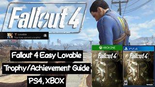 ( Working 2024 May ) Fallout 4 Easy Lovable Trophy/Achievement Guide PS4, XBOX