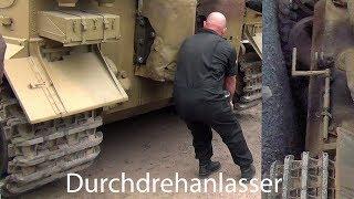  Tiger Tank  " Hand Crank Engine Start Up "