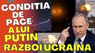 CERINTA LUI PUTIN PENTRU A FACE PACE - Ce condiție are Rusia pentru a încheia războiul.