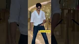 #ishaankhatter ,who plays #Maharaj Aviraaj"Fizzy"Singh,looked dapper in white shirt & blue denims