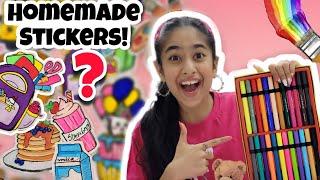 Homemade Stickers!!!️ | Riya's Amazing World