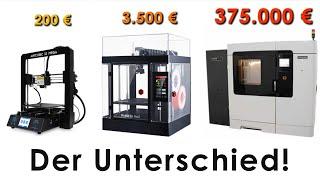 Der VERGLEICH von den verschiedenen "Preisklassen" - FDM 3D-Druck | Wann welche Preisklasse?