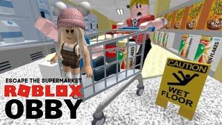 Escape the Supermarket Obby Level 1-30 Walkthrough Roblox