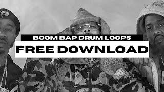ROYALTY FREE ALL TIME HIP HOP/BOOM BAP DRUM LOOPS